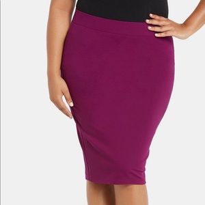 TORRID PURPLE PENCIL SKIRT NWT!!